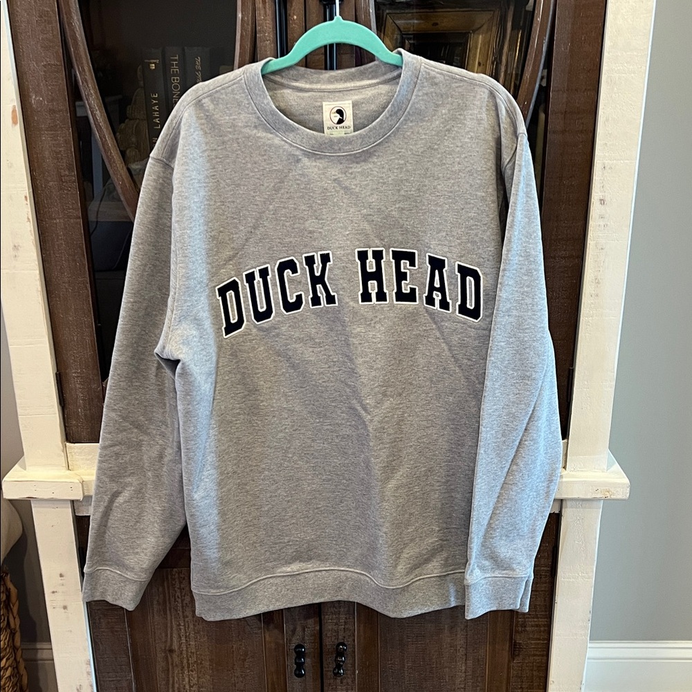 Duck Head Classic Gray Crewneck Sweater